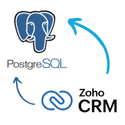 PostgreSQL to zoho crm