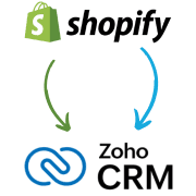 Shopify to zoho crm